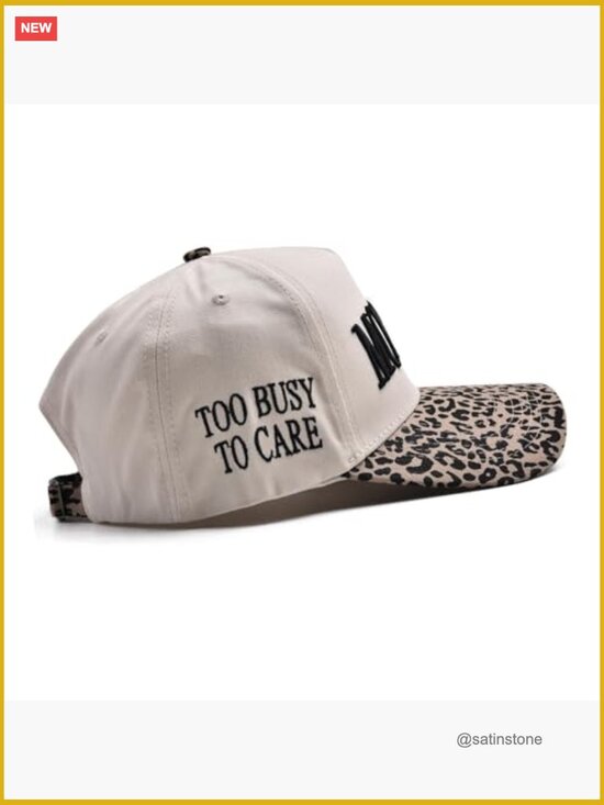 Vintage Two-Tone Mom Trucker Hat Baseball Cap Adjustable Snapback